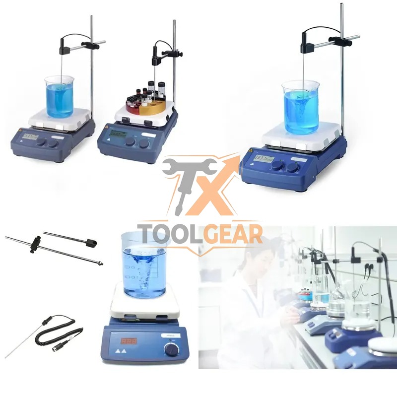 Lab Magnetic Stirrer Hot Plate - 2026 çok satan* WEIAI MS7-H550-Pro LCD