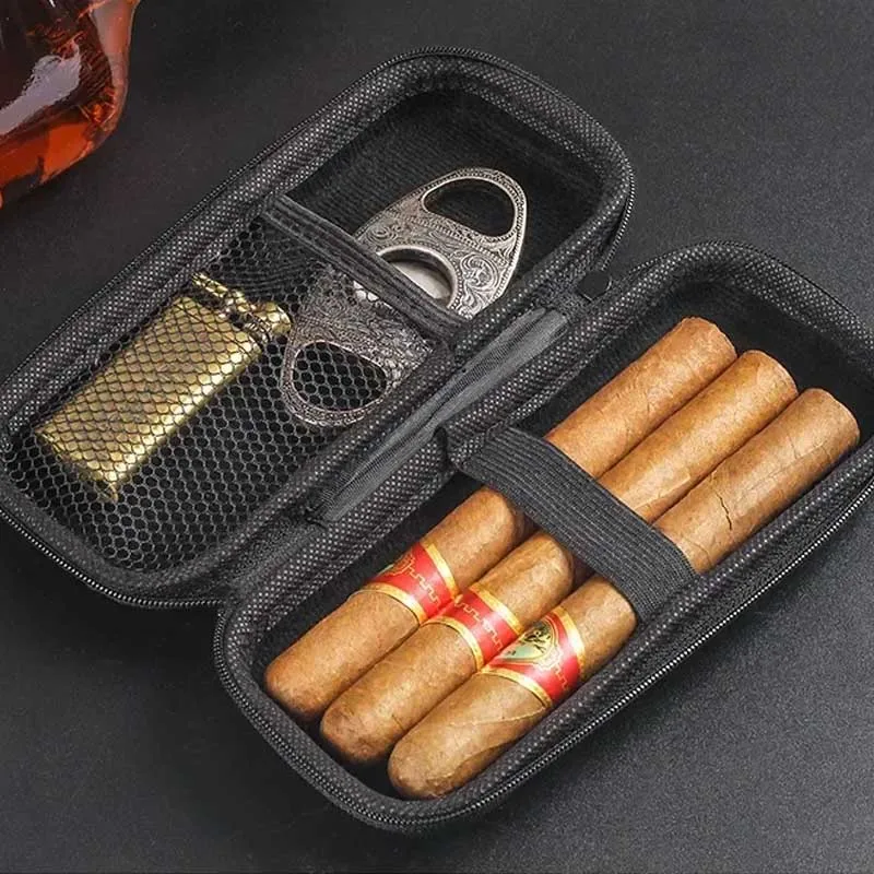Packaging - Taşınabilir Puro Kutusu EVA Hafif Seyahat