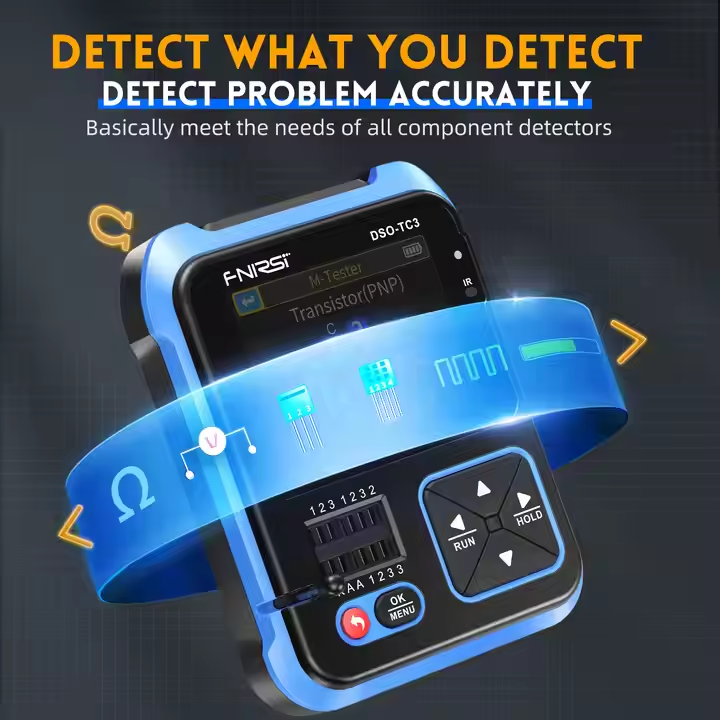 Fnirsi Digital Oscilloscope Handheld - FNIRSI DSO-TC3 Mini El Tipi Dijital