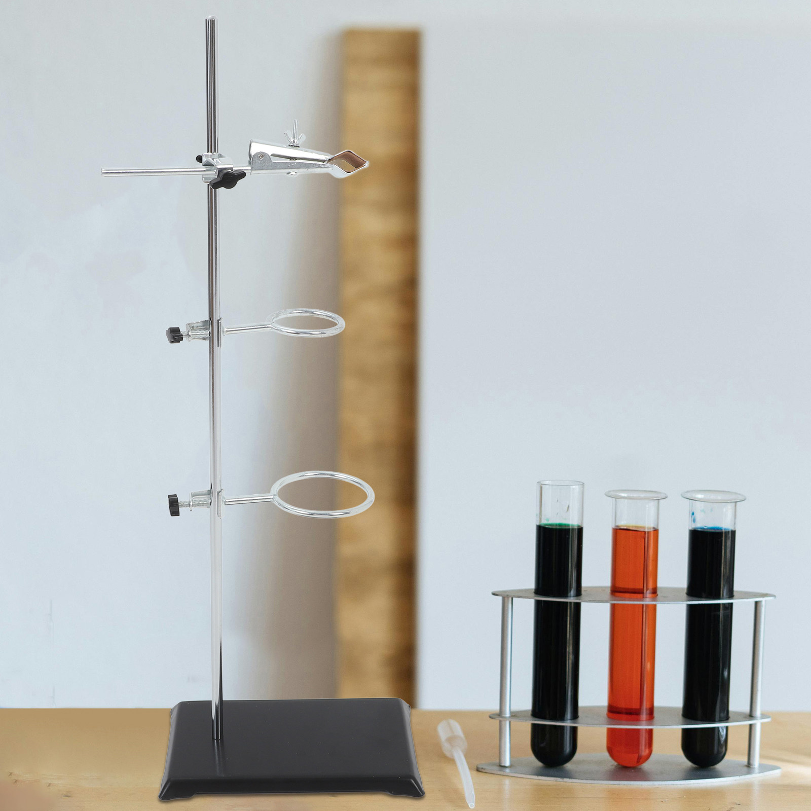 Lab Equipment - Laboratuvar Tipi Demir Stand, Paslanmaz Çelik
