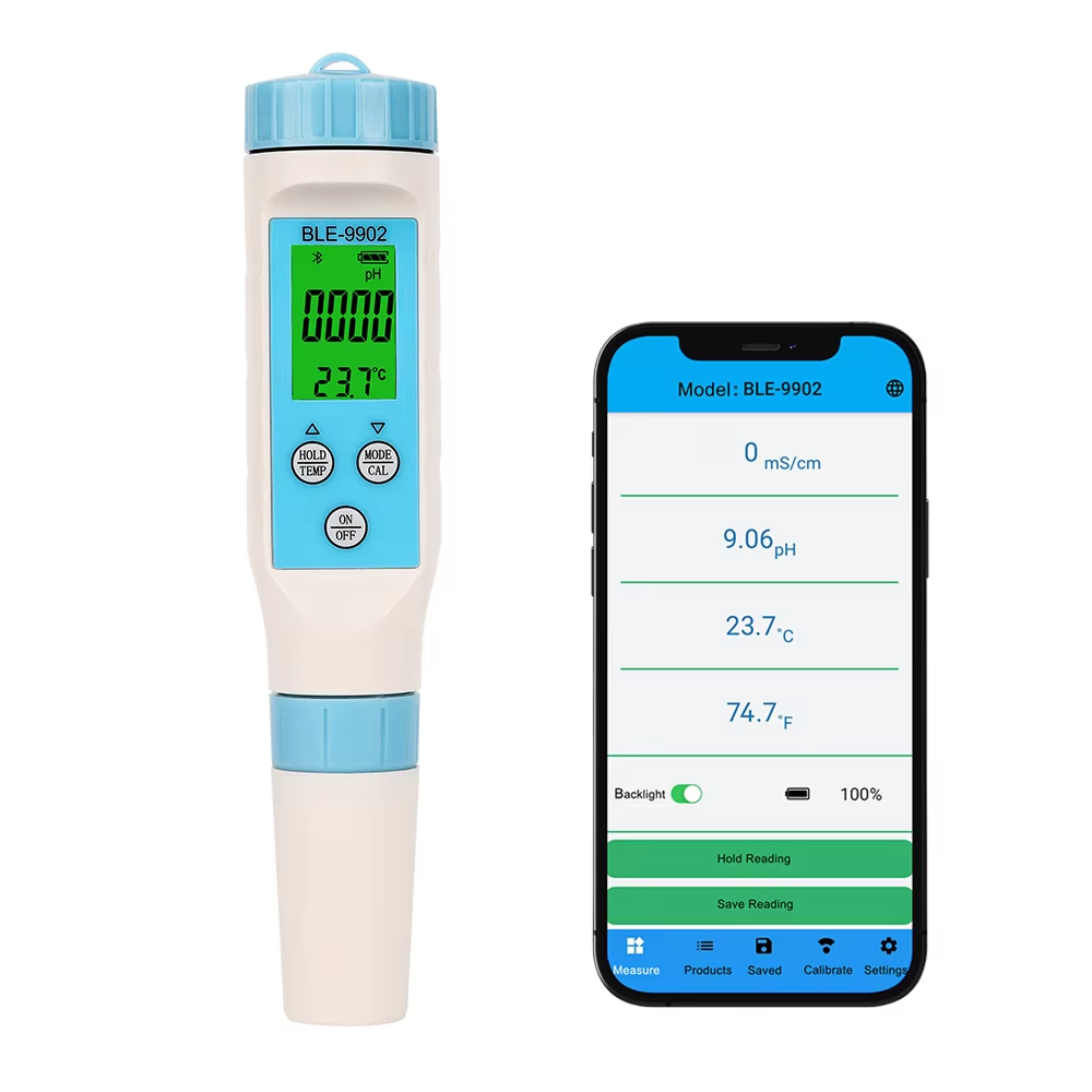Ph Meter Digital Water Tester - 3'ü 1 arada pH/EC/Sıcaklık Su Test