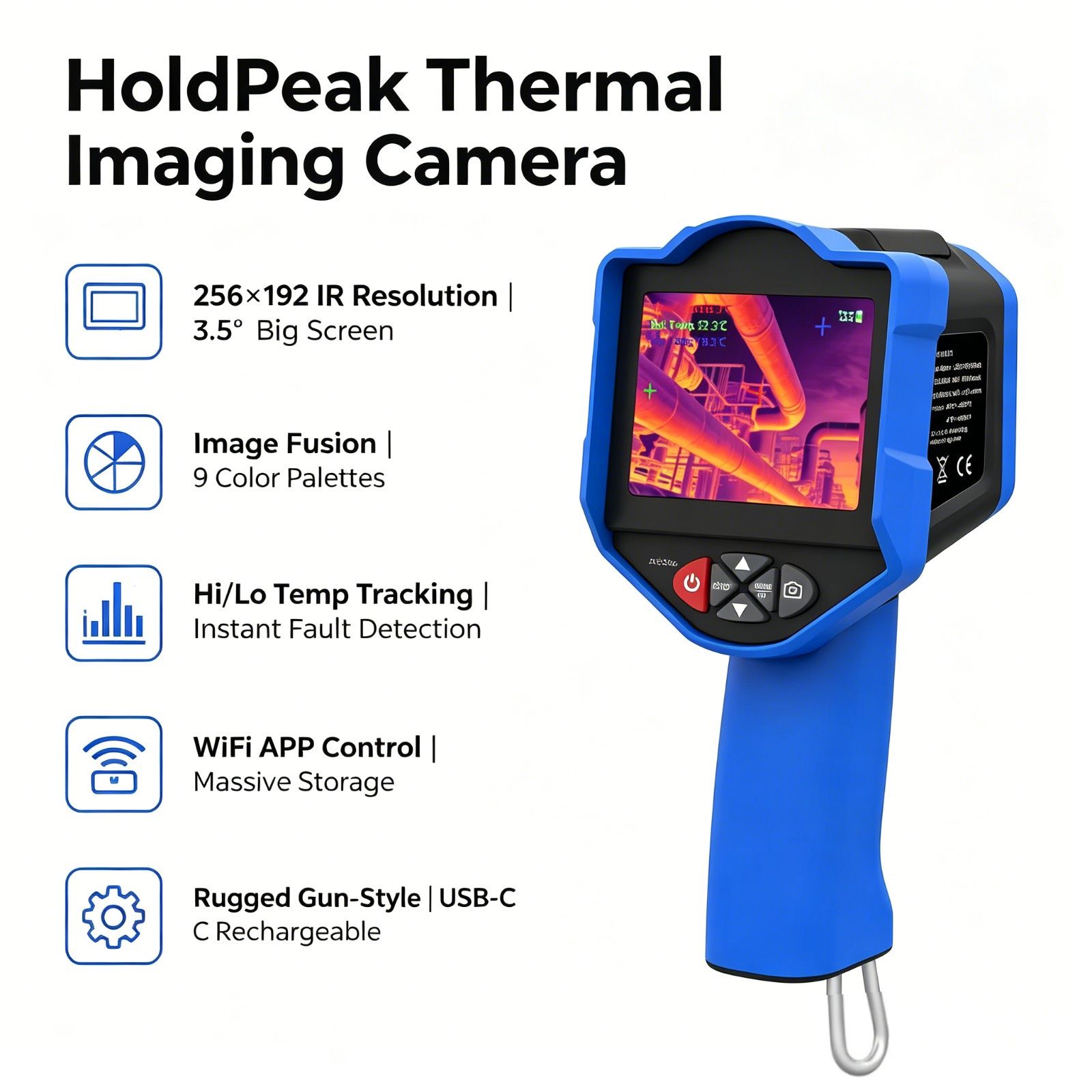 Thermal Imaging Camera Pcb Repair - HoldPeak Termal Görüntüleme Kamerası 256 x