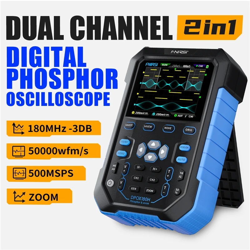 FNIRSI DPOX180H El Tipi Dijita - Fnirsi Digital Oscilloscope Handheld incelemesi ve fiyatı