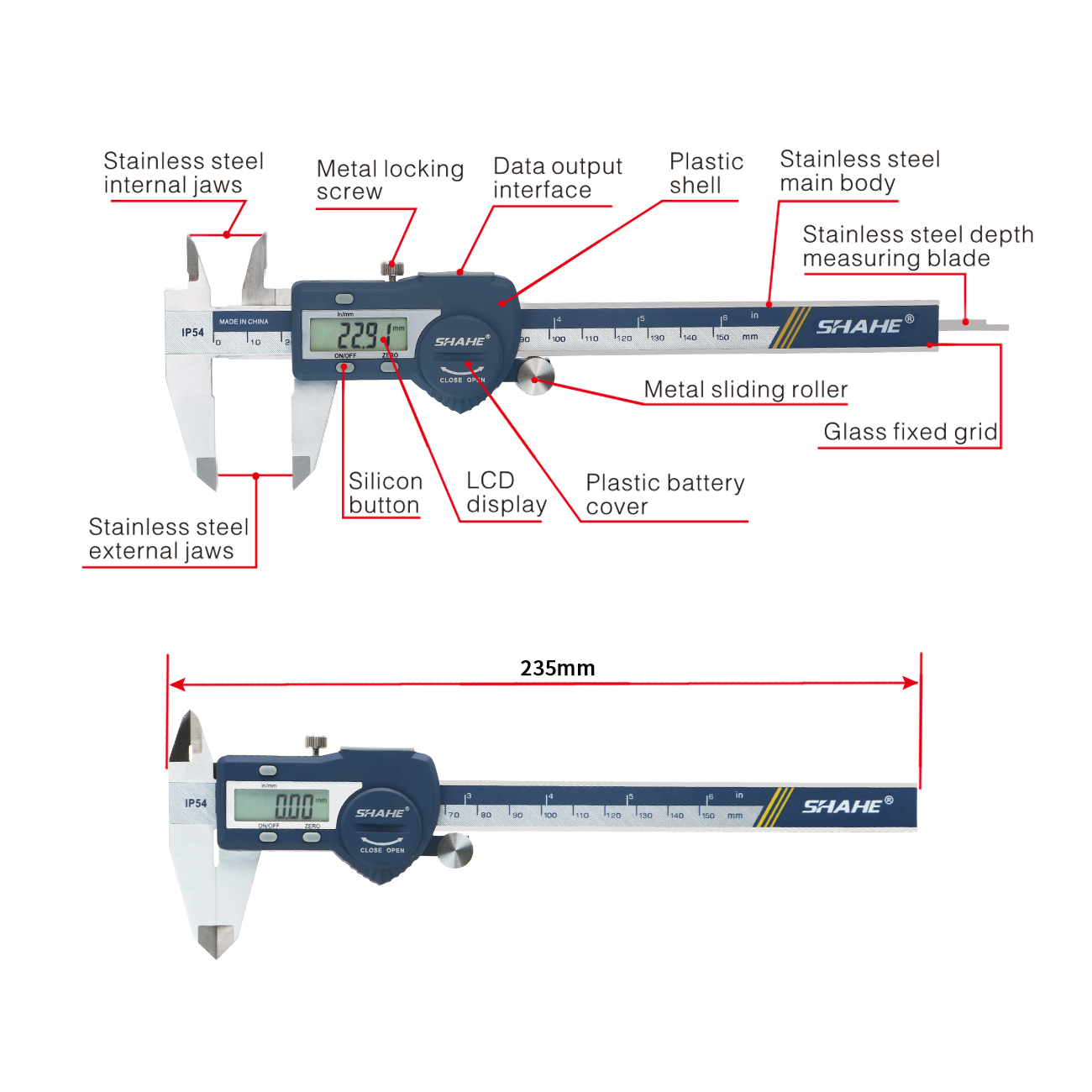 Sertleştirilmiş Paslanmaz Çeli - Digital Caliper 150Mm Stainless Steel incelemesi ve fiyatı