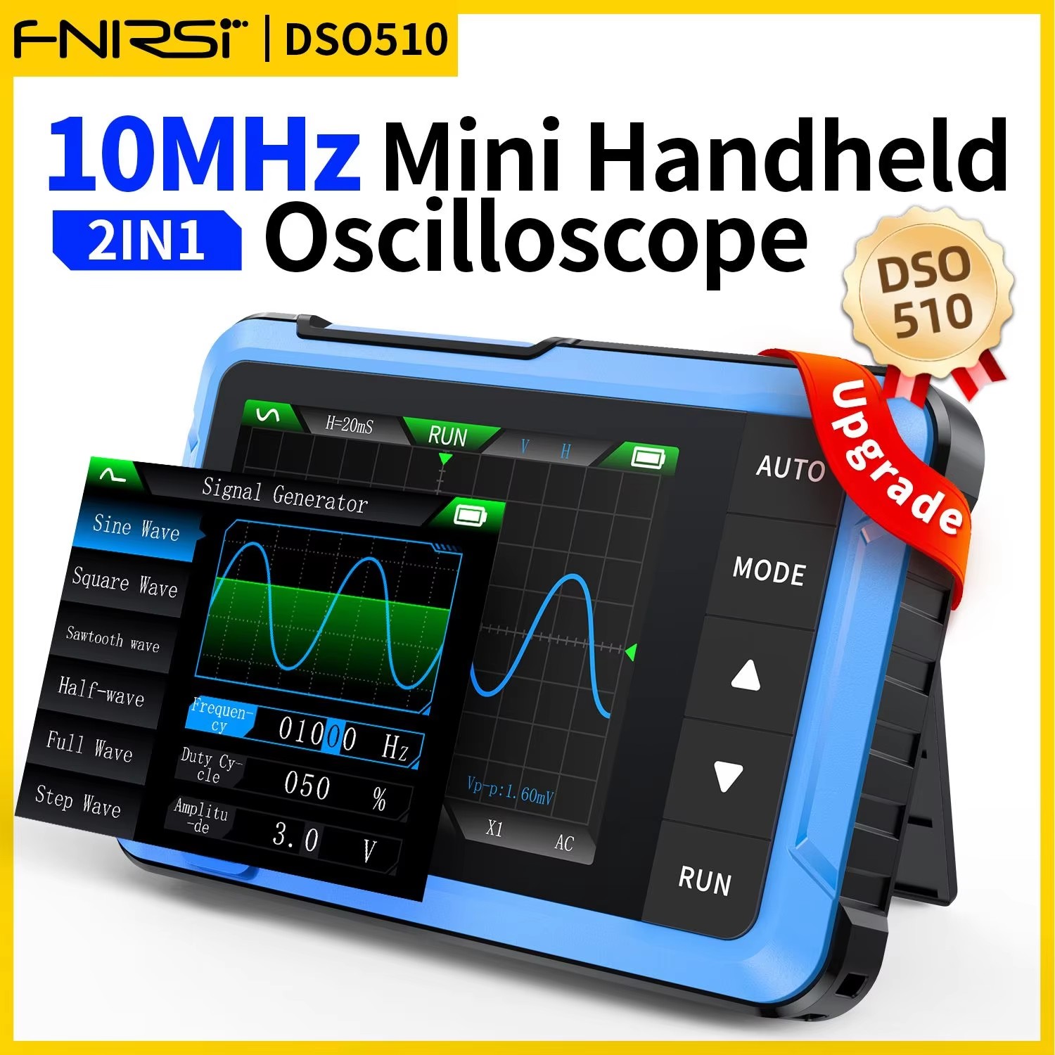 FNIRSI Yeni DSO510 DSO152 DSO1 - Fnirsi Digital Oscilloscope Handheld incelemesi ve fiyatı